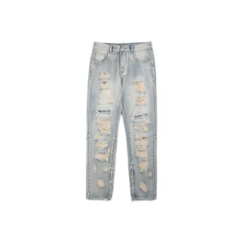 Zomuros Jeans Unisex Vintage Blue