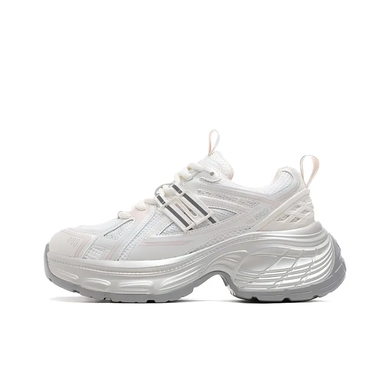 LINGPAO Height Increasing Low Top Chunky Sneakers Women's-5