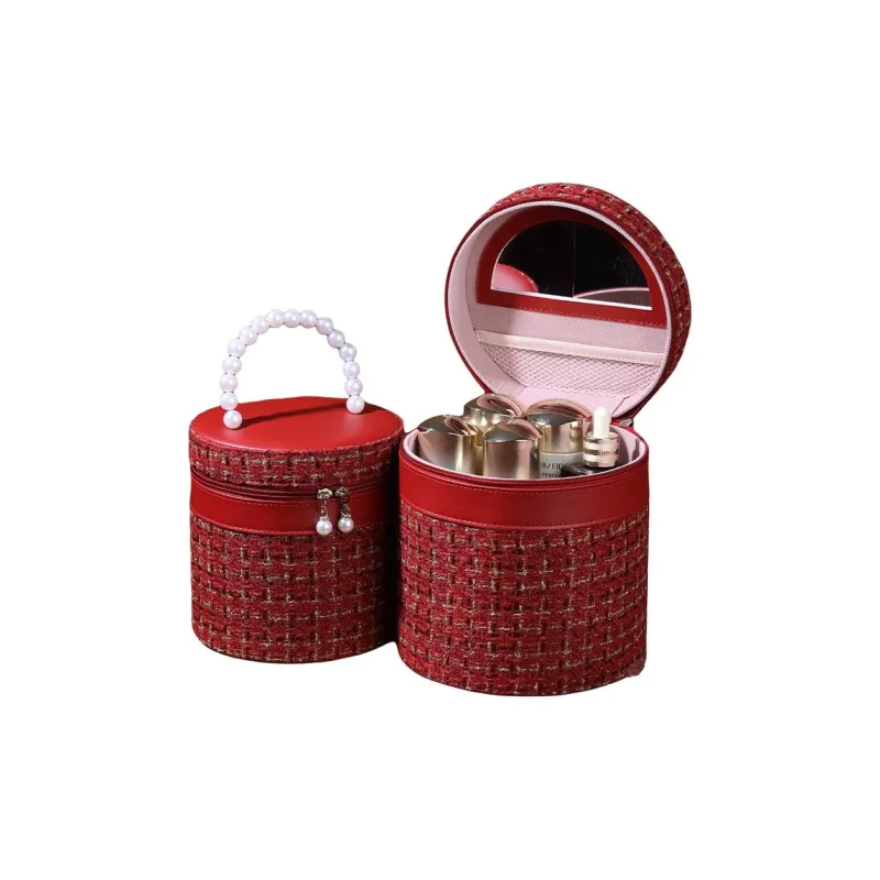 Sweet Pillow House Makeup Case Large Capacity Cosmetics Storage Box Portable Home Use Makeup Bag-4