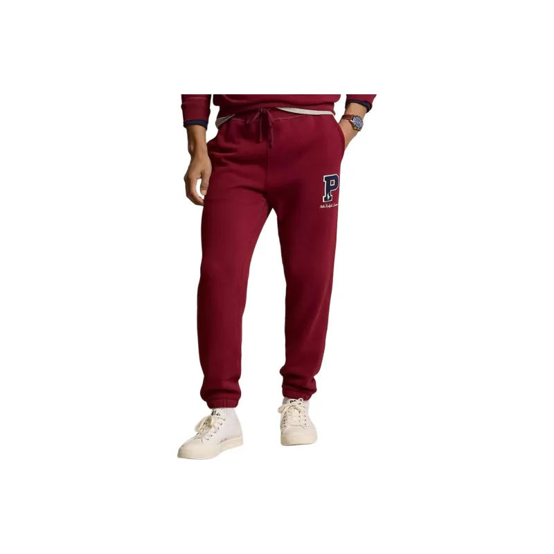 Polo Ralph Lauren Knitted Sweatpants Men's Burgundy-0