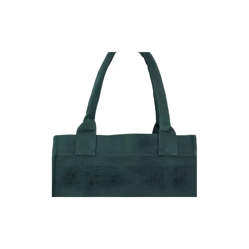 GANNI Logo Patch Shopper Bag-4