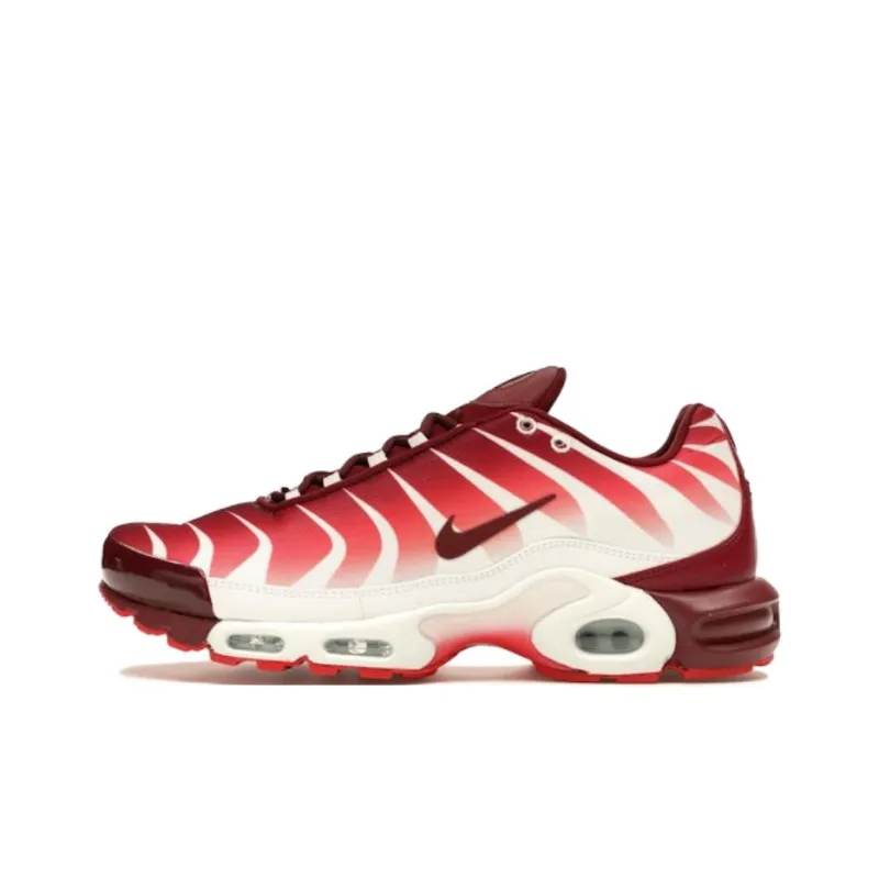 Nike Air Max Plus TN SE Abrasion Resistant Low Top Casual Running Shoes Unisex Red-0