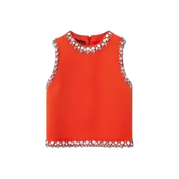 GUCCI FW25 Tank Top Women's Bright Orange