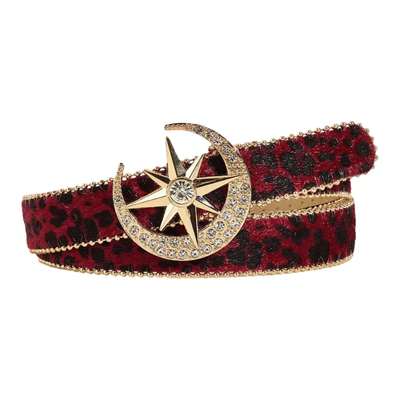 JEANSWEST PU Leather Belts Women's 2.8CM-3
