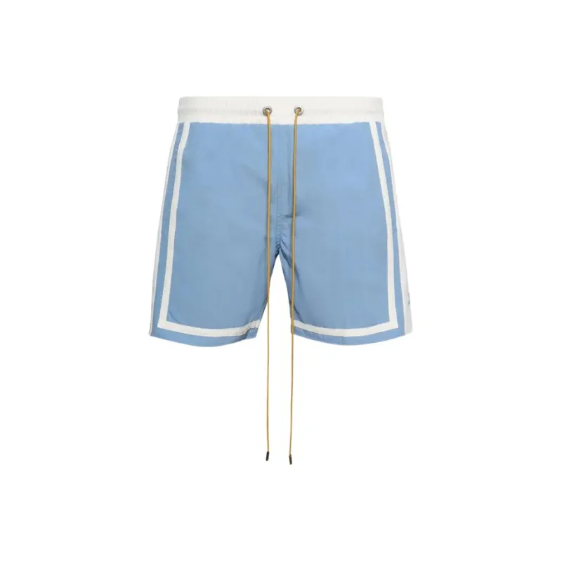 RHUDE Casual Shorts Unisex Blue-0