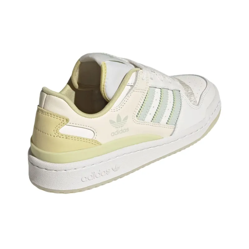 Adidas Originals FORUM Abrasion Resistant Low Top Skateboard Shoes Women's Bright White-4