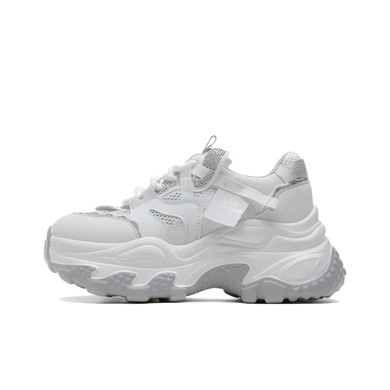 LINGPAO Low Top Chunky Sneakers Women's-0