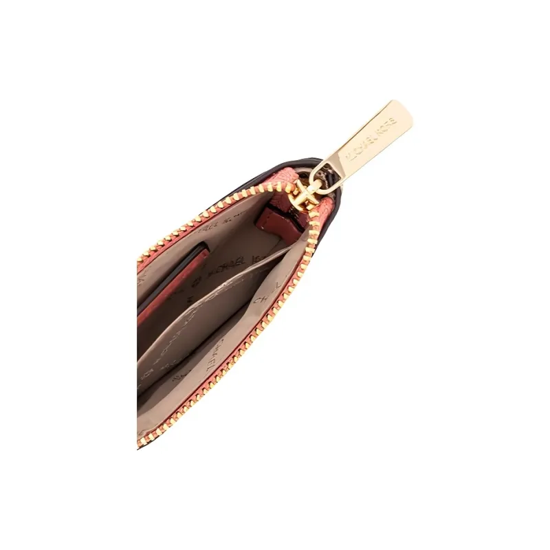 MICHAEL KORS Jet Set Travel Coated Canvas Coin Purses Card Holders Small Size Women's Fruit Dew Color-4