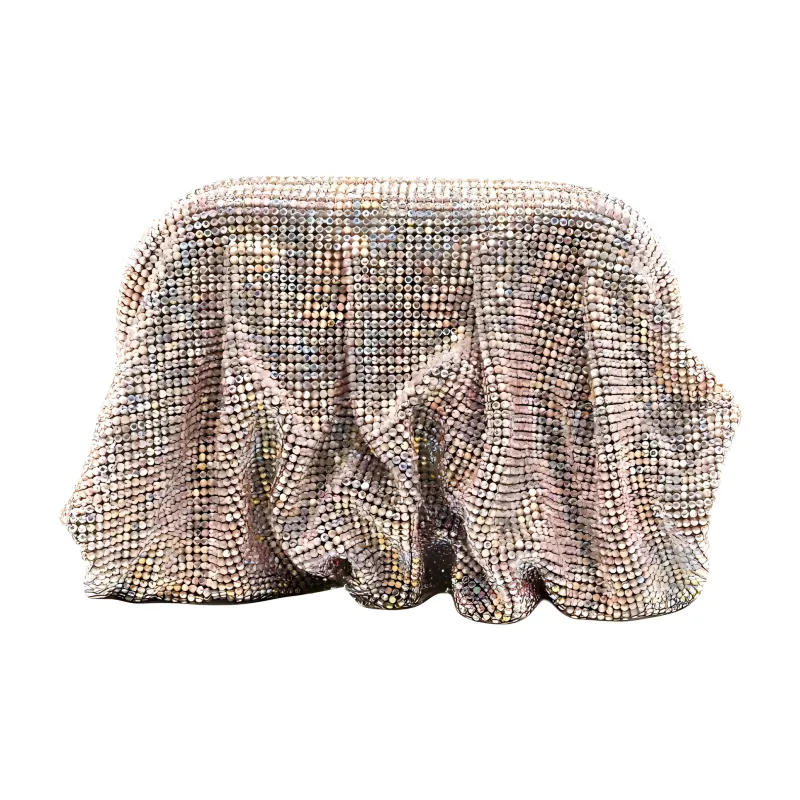 BENEDETTA BRUZZICHES Crystal Clutch Women's Pink-0