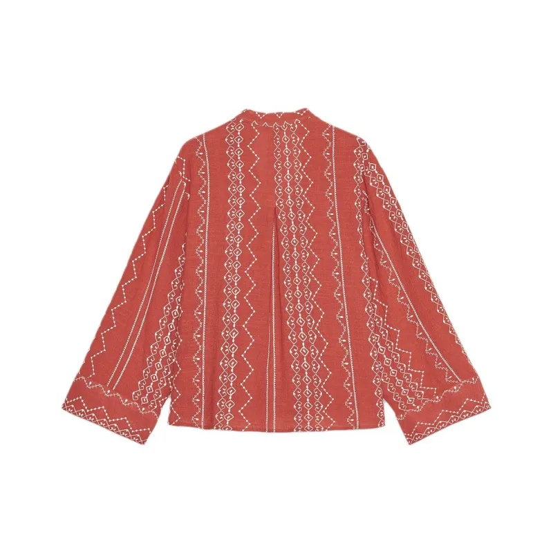 ZARA Shirts Women's Brick Red-1