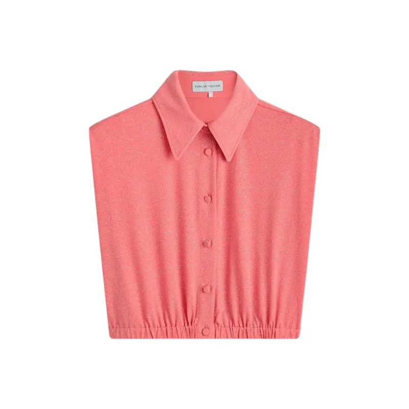 SCANLAN THEODORE Tinsel Crop Shirt Women's-0