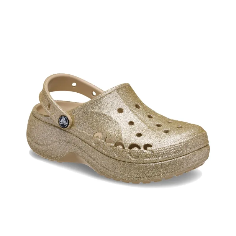Crocs Baya Platform Clog Clogs Women's Tea Brown-1