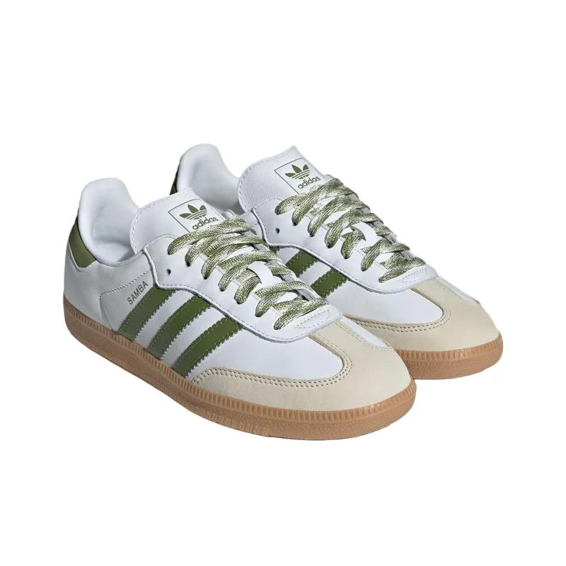 Adidas Originals SAMBA OG Abrasion Resistant Low Top Skateboard Shoes Women's White-2