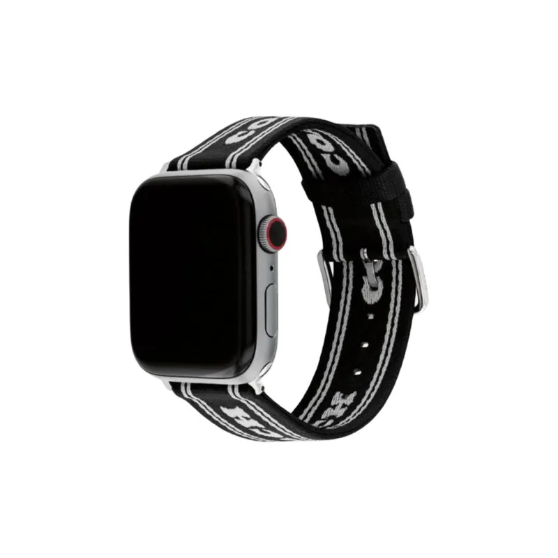 COACH Apple Compatibility Watch Band Fabric Material-0