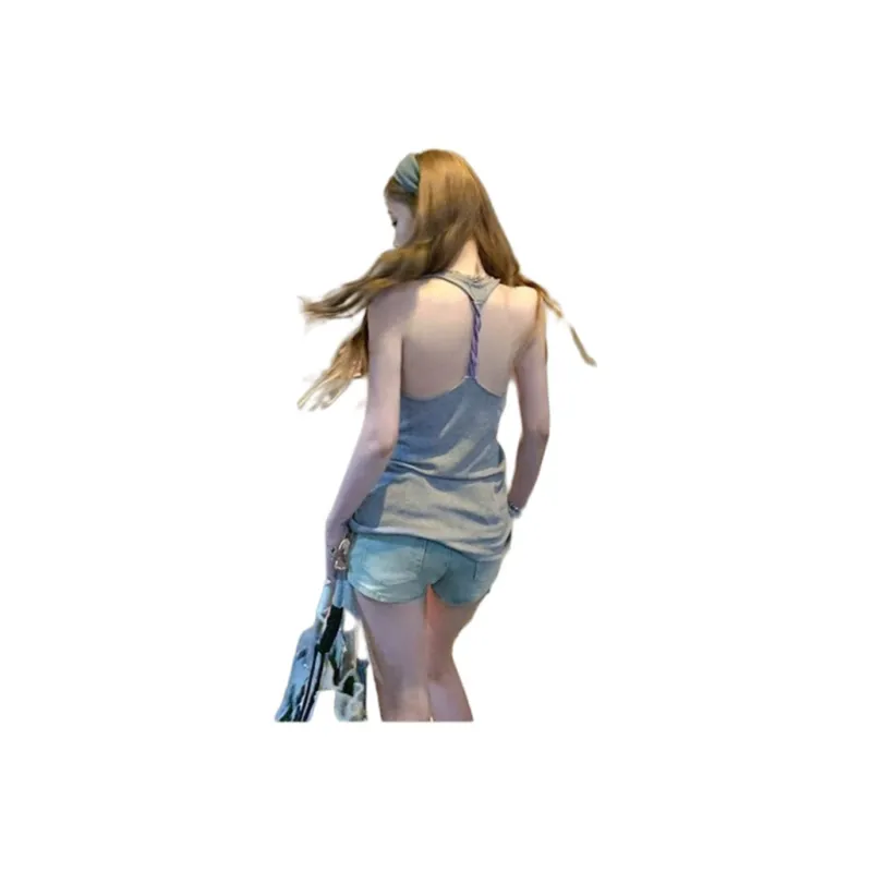 Aimilian Tank Tops Women's Gray-0