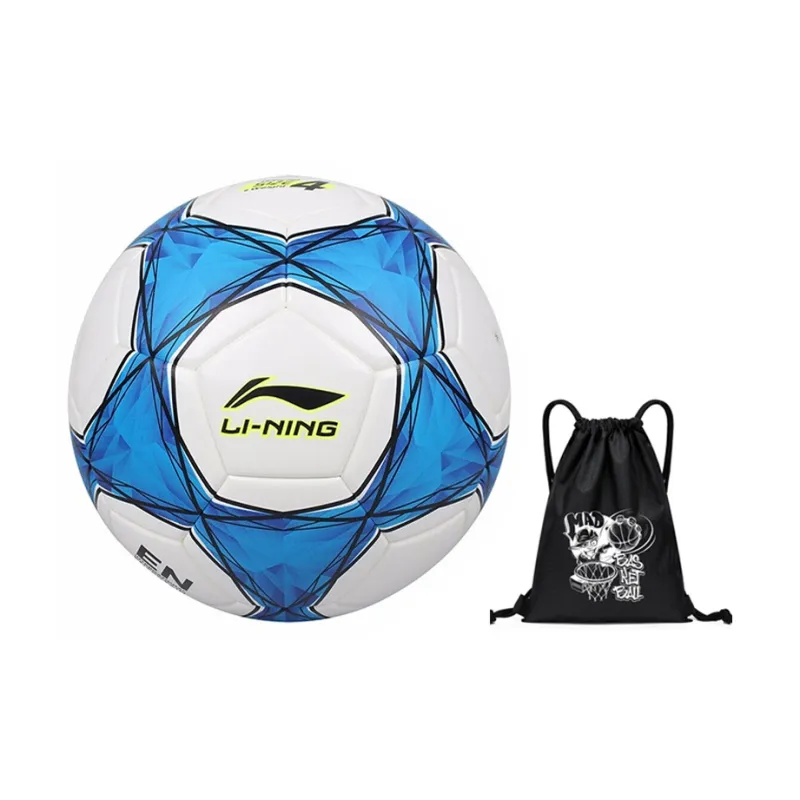 LiNing Size 4 Soccer TPU Seamless Thermal bonding Unisex Blue White-12