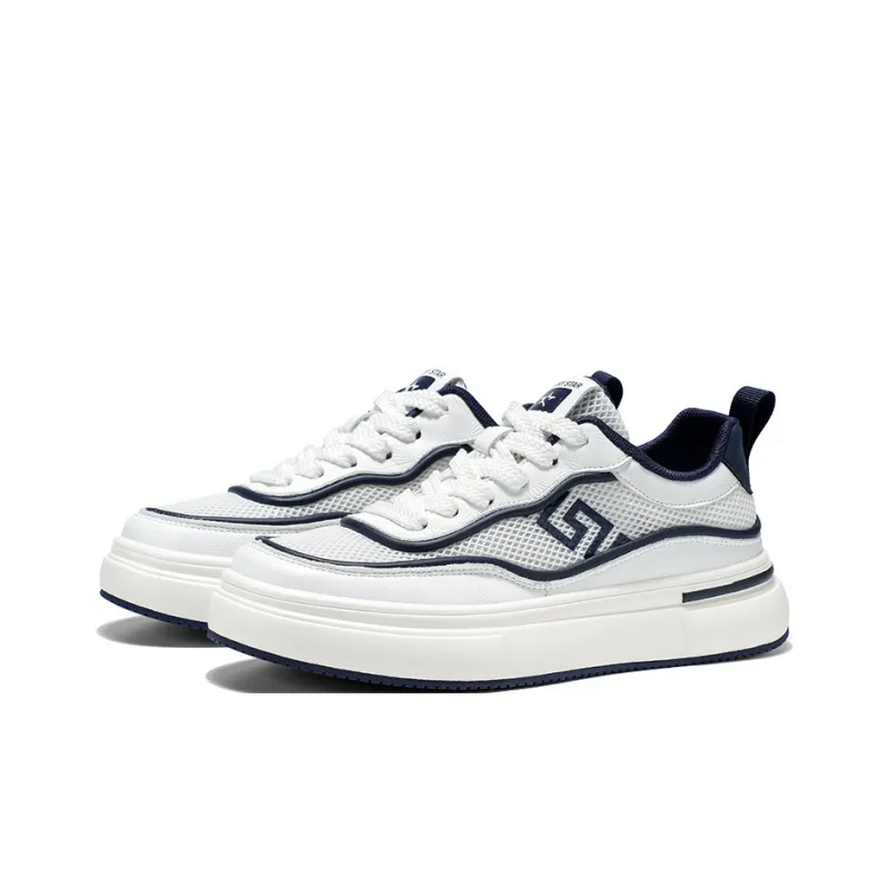 CALIFBULL Abrasion Resistant Breathable Height Increasing Low Top Skateboard Shoes Men's-1