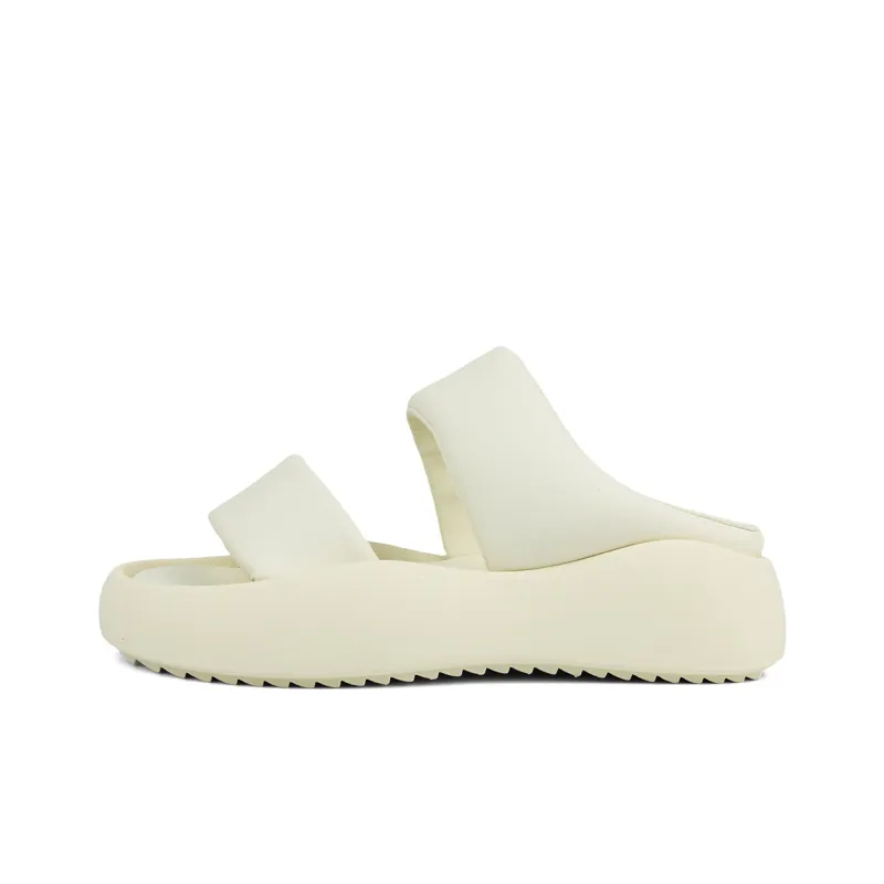 N6N8 Slide Slippers Women's Ecru, Black-0