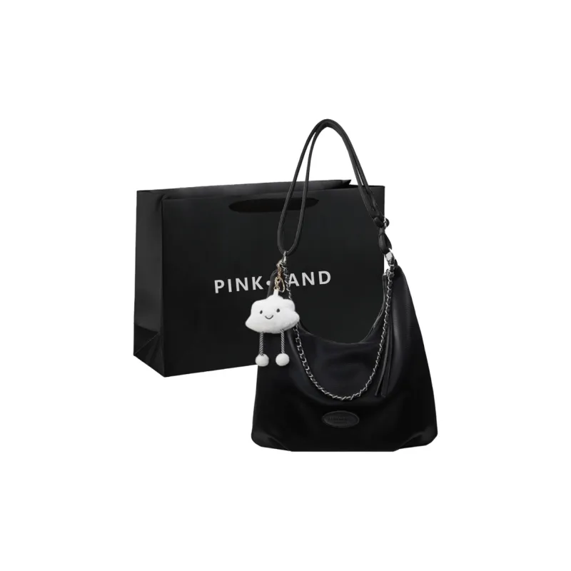 PINK·LAND PU Backpack Handbag, Shoulder Bag Women's Beige/Black/Blue-6