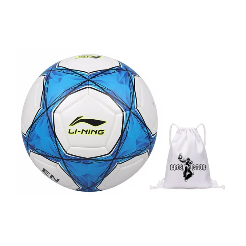LiNing Size 4 Soccer TPU Seamless Thermal bonding Unisex Blue White-15
