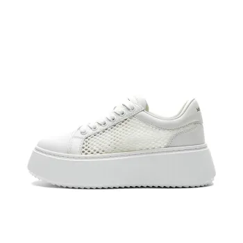 NINE WEST Low Top Skateboard Shoes Women's White