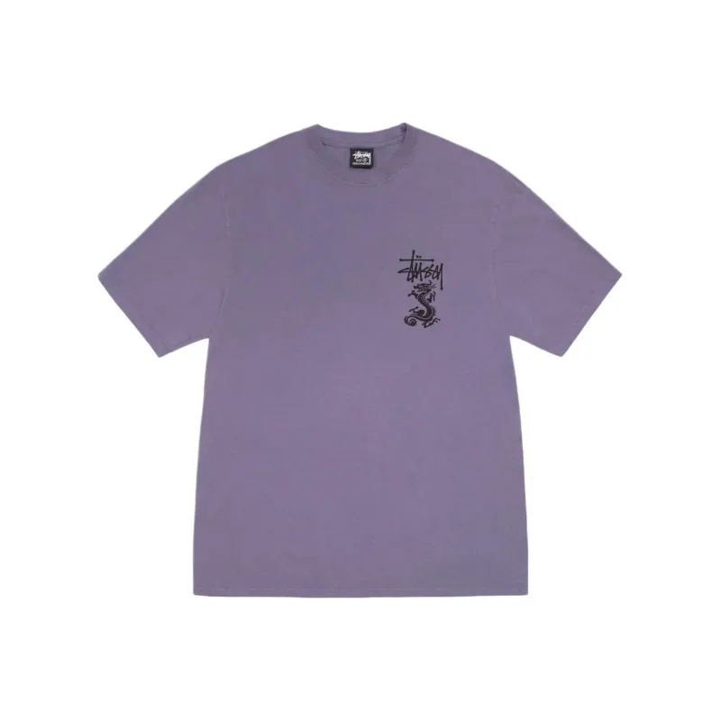Stussy DOUBLE DRAGON TEE PIGMENT DYED T Shirt Unisex-2