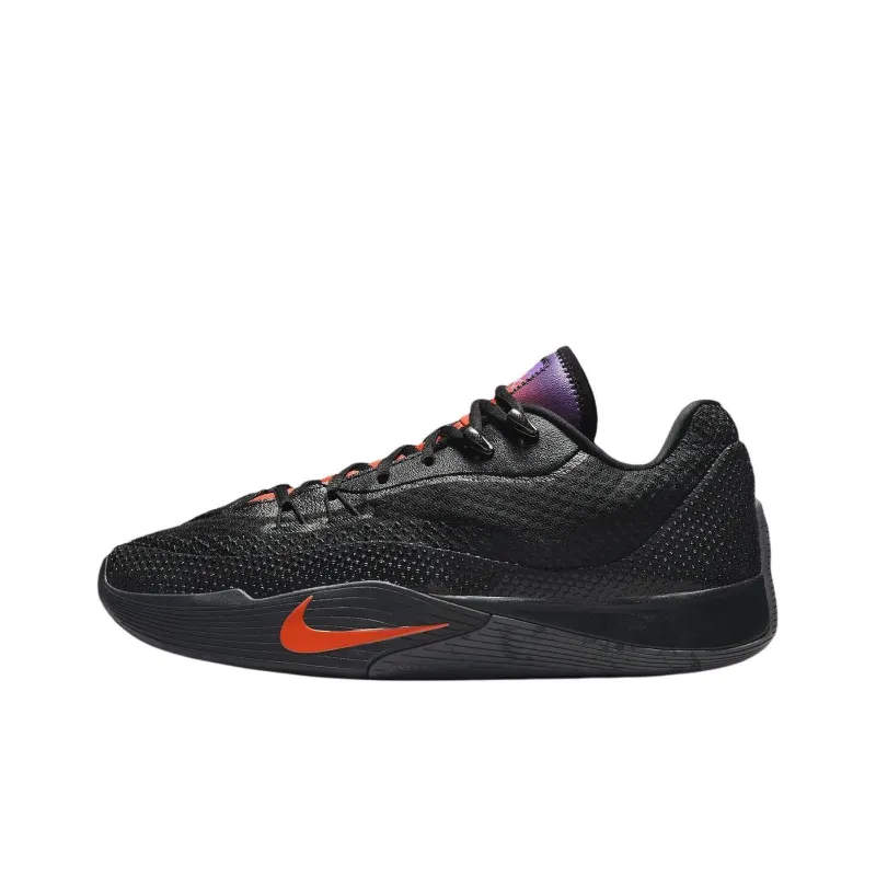 Nike S.T. Flare Abrasion Resistant Low Top Basketball Shoes Unisex Black-0