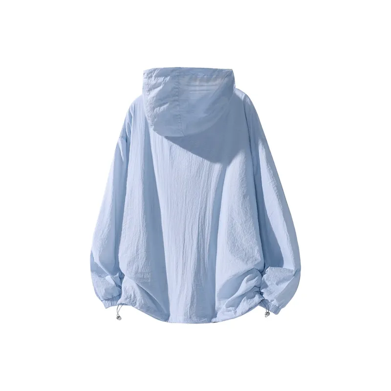 Qnxeey Breathable Quick Dry UV Protection Sun Protection Sun Protection Clothing Unisex-10