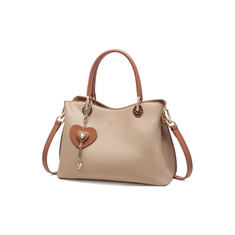 AOKANG Cow Leather Tote Handbag, Underarm Bag, Shoulder Bag, Crossbody Bag Tubas Women's Multicolor-0