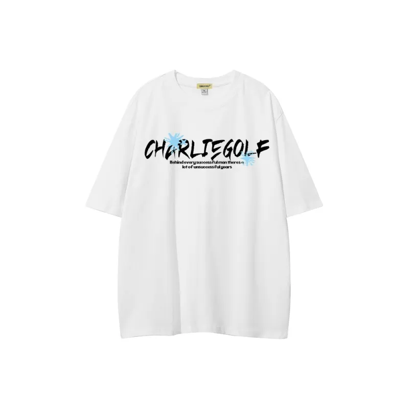 CHARLIE GOLF T Shirt Unisex Navy Blue-5