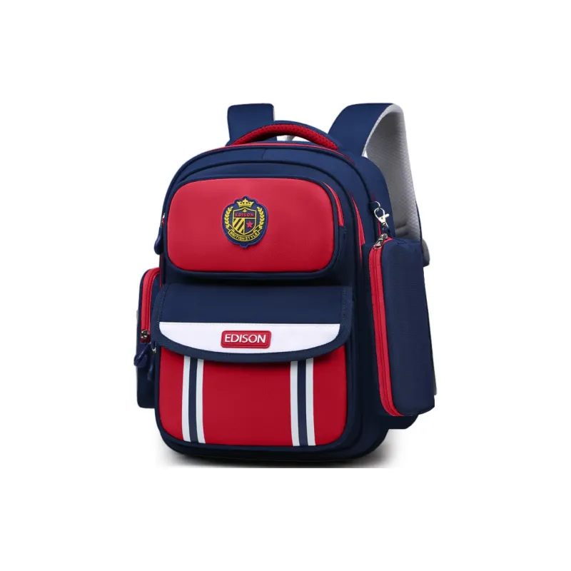 EDISON Repellent Oxford Cloth Backpack Student Backpack Kids' Royal Blue/Sky Blue/Pink/Purple-17
