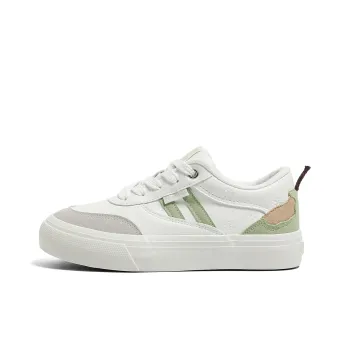 HUANQIU Abrasion Resistant, Lightweight, And Breathable Low Top Skateboard Shoes Women's Green