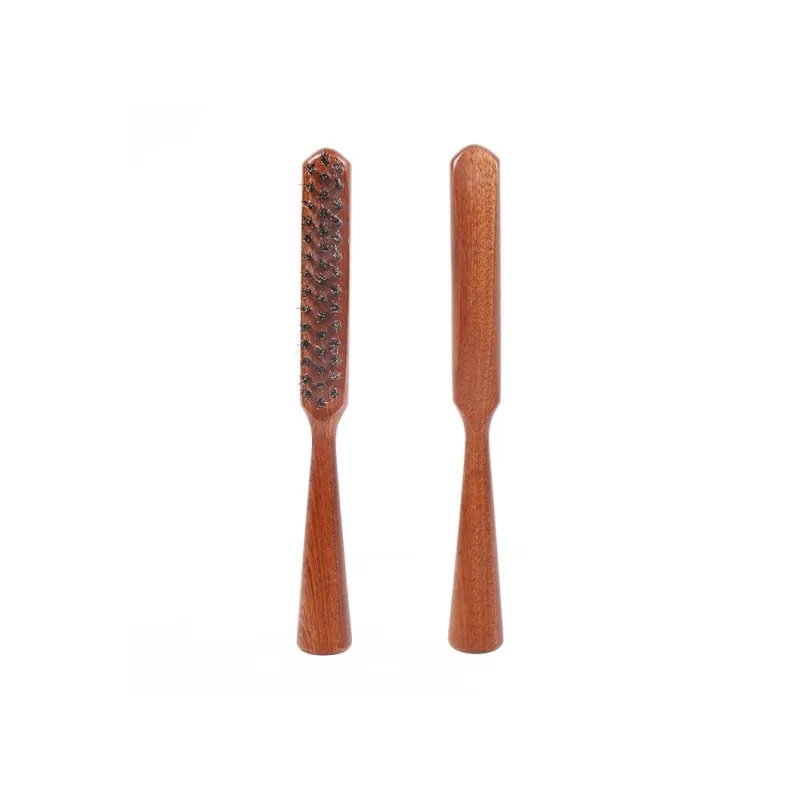 LOVANSO Three Row Styling Comb With Boar Bristles For Texturizing And Volumizing Hair Eveningwear Hair Styling-0