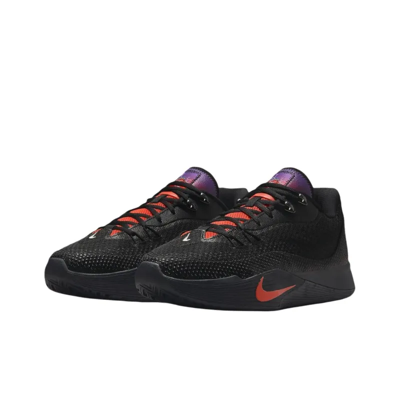 Nike S.T. Flare Abrasion Resistant Low Top Basketball Shoes Unisex Black-2
