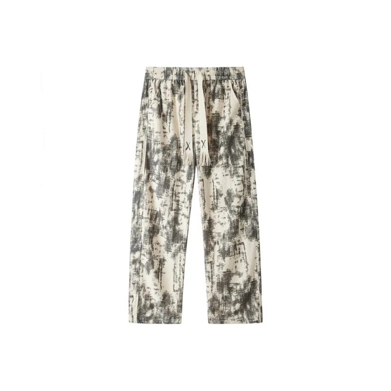 WOSAWE Casual Pants Draped Pants Thin Air Conditioners Pants Unisex-0