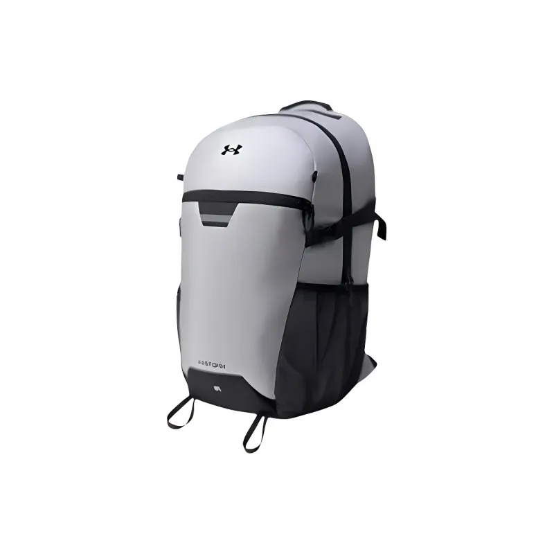Under Armour Polyamide Outdoor Mountaineering Bag Backpack Unisex Silver White-0