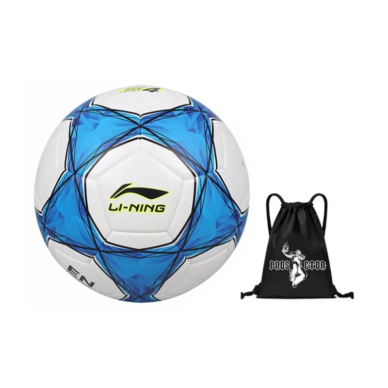 LiNing Size 4 Soccer TPU Seamless Thermal bonding Unisex Blue White-14