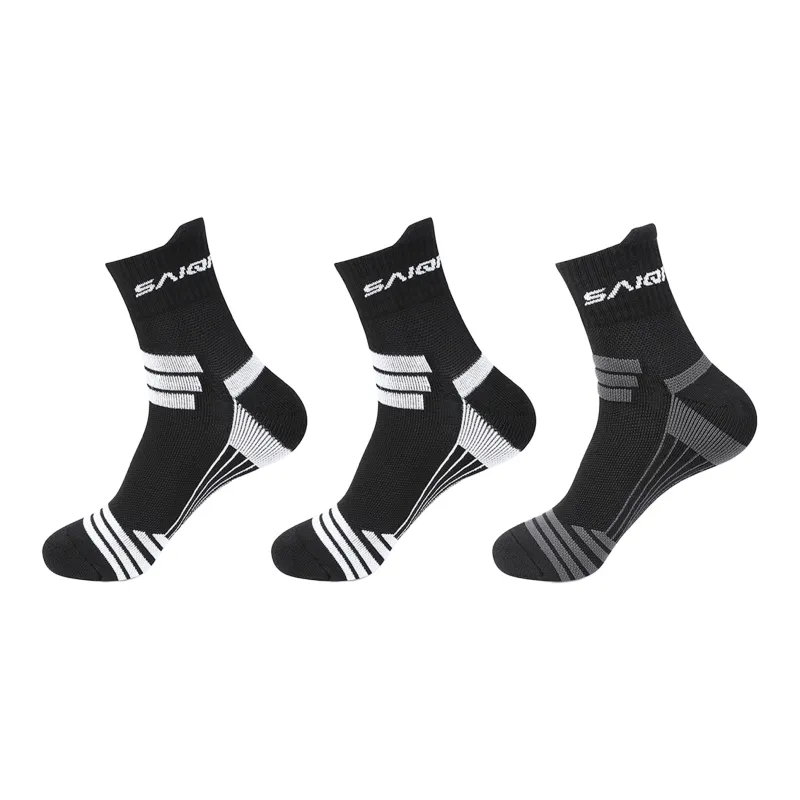 SAIQI Mid Calf Socks Men's 3 Pack-16