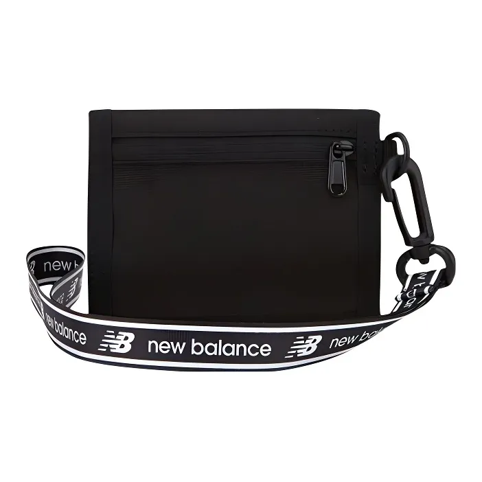 New Balance Polyester Card Holder Wallet Regular Men's Black-2