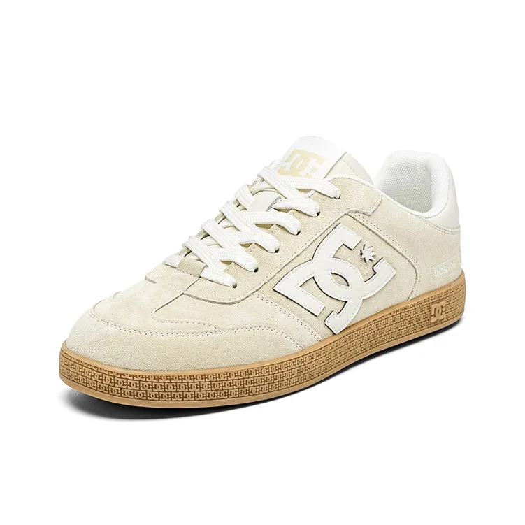 DC Shoes GAT CAS Abrasion Resistant Low Top Skateboard Shoes Unisex Light Khaki-1