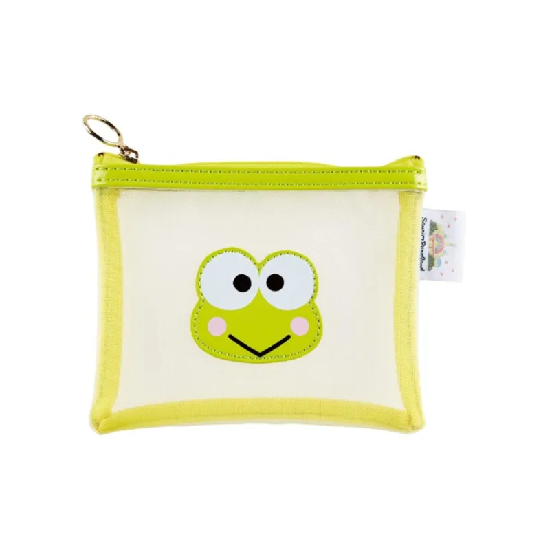 Sanrio Kero Keroppi Nylon Travel Storage Bag Women's Yellow-0
