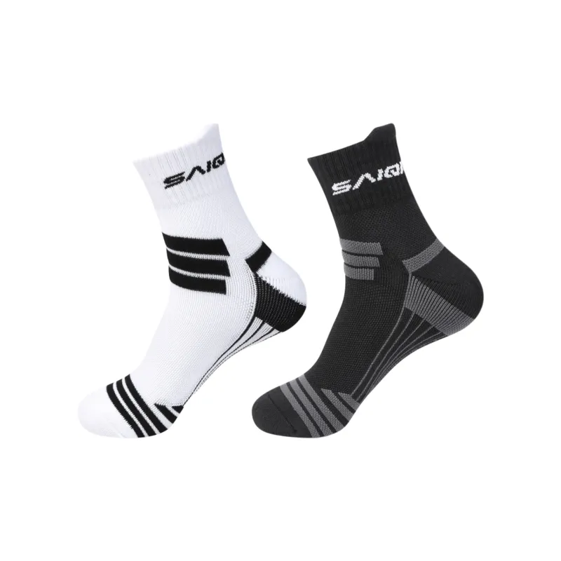 SAIQI Mid Calf Socks Men's 3 Pack-10