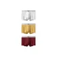 3 Pack (White+Warm Mango Yellow+Red)