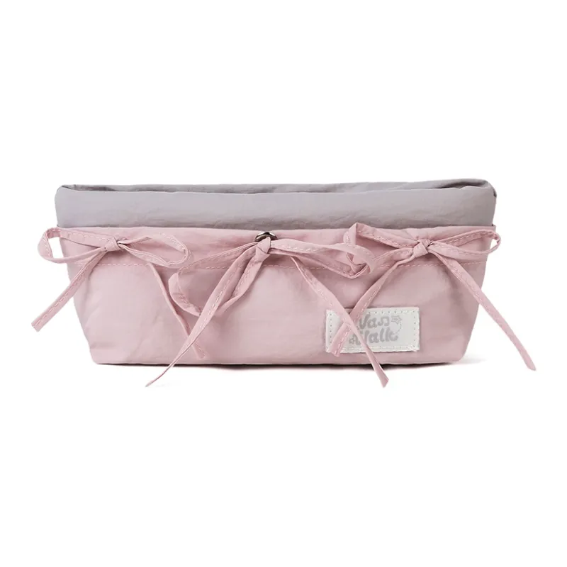 VANWALK Polyester Travel Storage Bag Women's Cream Blue/Mist Pink-3