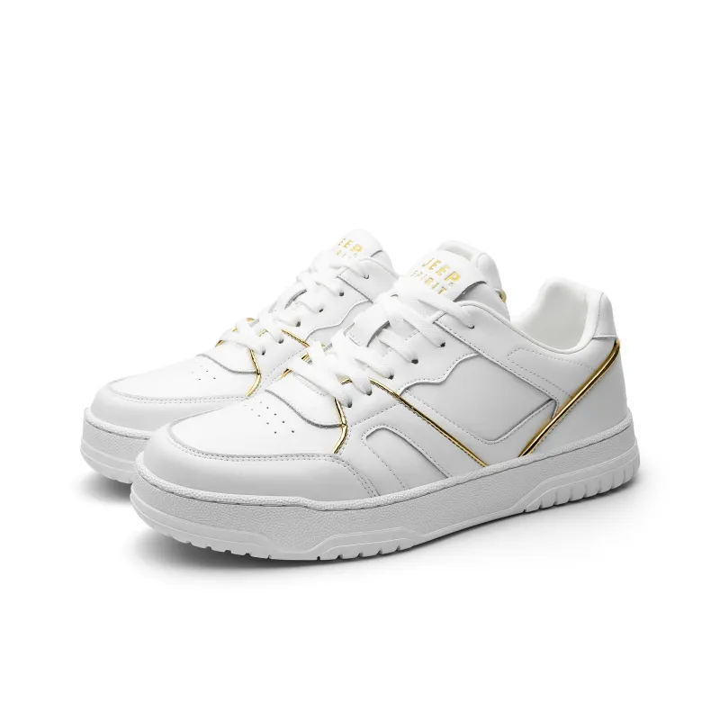 JEEP SPIRIT Skateboard Shoes Men Low Top Polar White-2