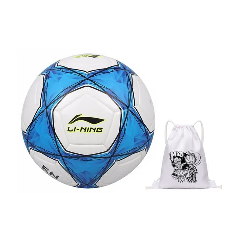 LiNing Size 4 Soccer TPU Seamless Thermal bonding Unisex Blue White-13