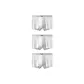 3 Pack (White+White+White)