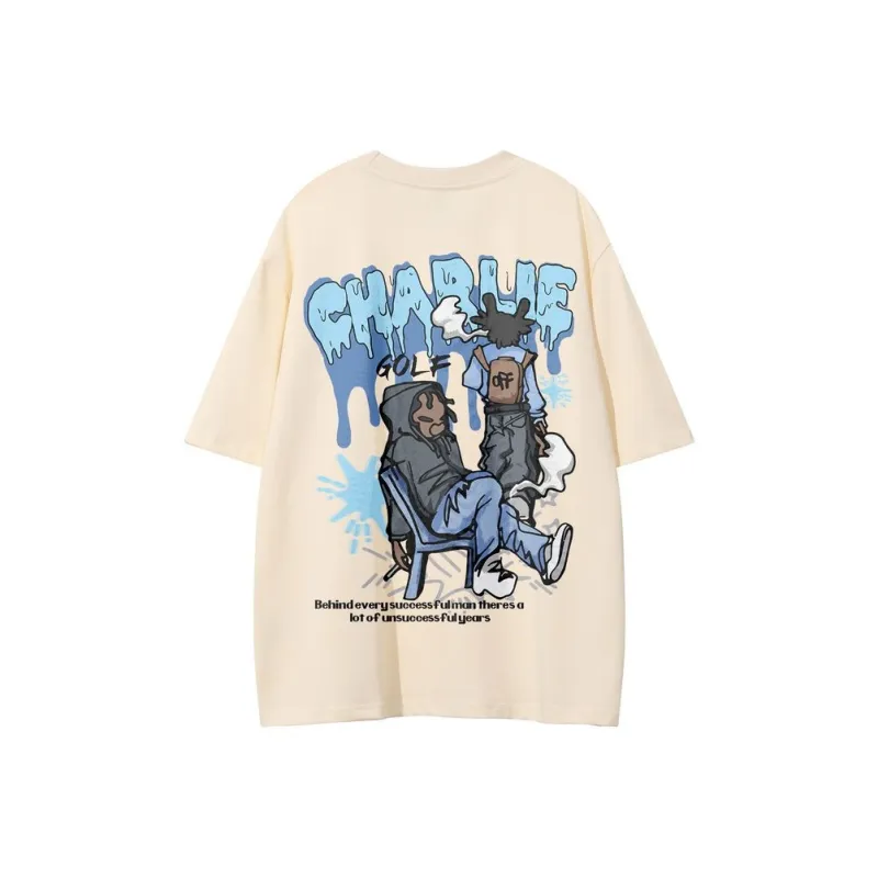 CHARLIE GOLF T Shirt Unisex Navy Blue-6