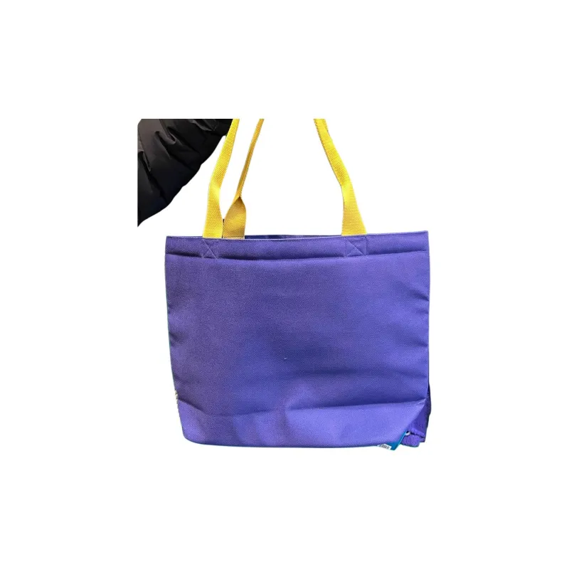 Universal Studios Canvas Tote Bag, Shopping Bag, Handbag Regular Unisex Purple-2