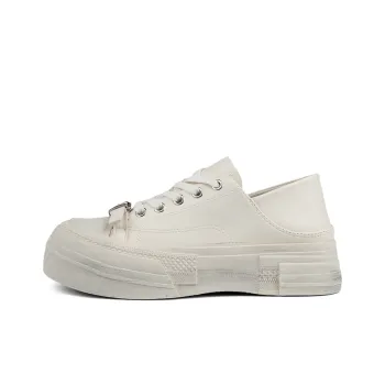 Craftsman Gang Slip Resistant, Lightweight, And Breathable Low Top Skateboard Shoes Women's White